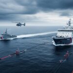 Pays-Bas Escortent Navire Russe Hors Mer du Nord