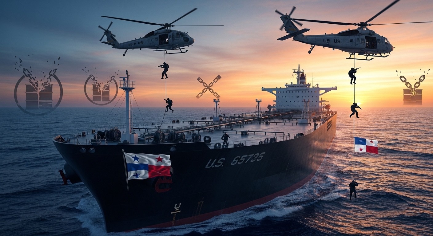 Découvrez comment les États-Unis ont traqué et saisi le pétrolier Veronica III fuyant le blocus vénézuélien jusqu’à l’océan Indien. Une opération spectaculaire qui interroge la portée des sanctions américaines.