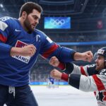 Pierre Crinon : Le Hockeyeur Suspendu Après la Bagarre Olympique
