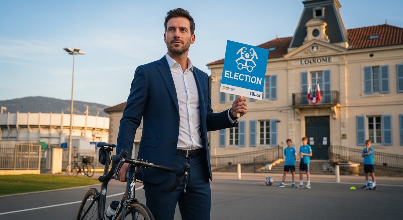 Découvrez pourquoi l’ancien cycliste pro Pierre Latour, 32 ans, rejoint la liste de la maire sortante pour les municipales 2026 à Romans-sur-Isère et son engagement pour le sport local.