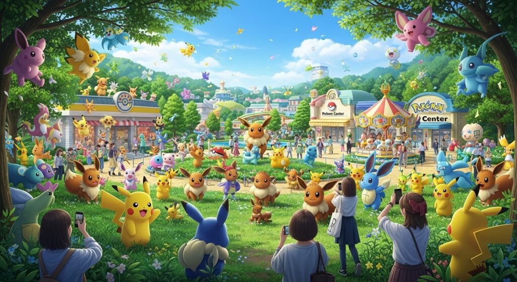 PokePark Kanto : Le Premier Parc Pokémon Permanent Ouvre à Tokyo
