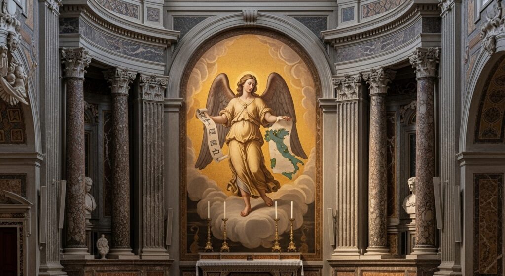 Polémique à Rome : Un Ange Ressemble-t-il à Giorgia Meloni ?