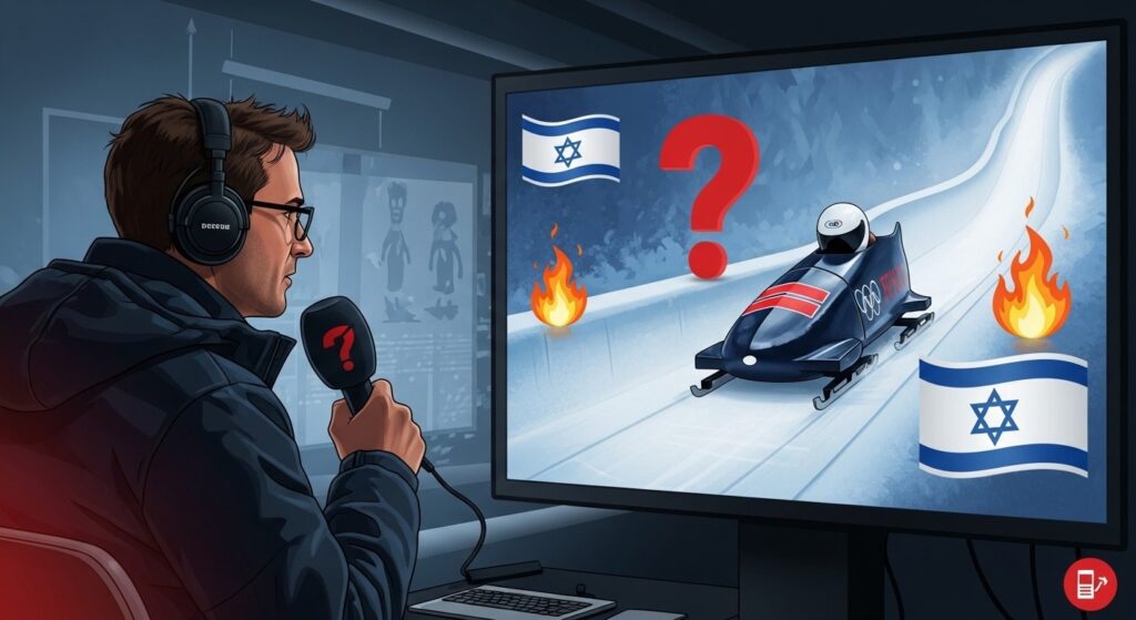 Polémique JO 2026 : Commentateur Suisse Visé par Israël