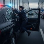 Policière Traînée par VTC en Fuite à Bezons