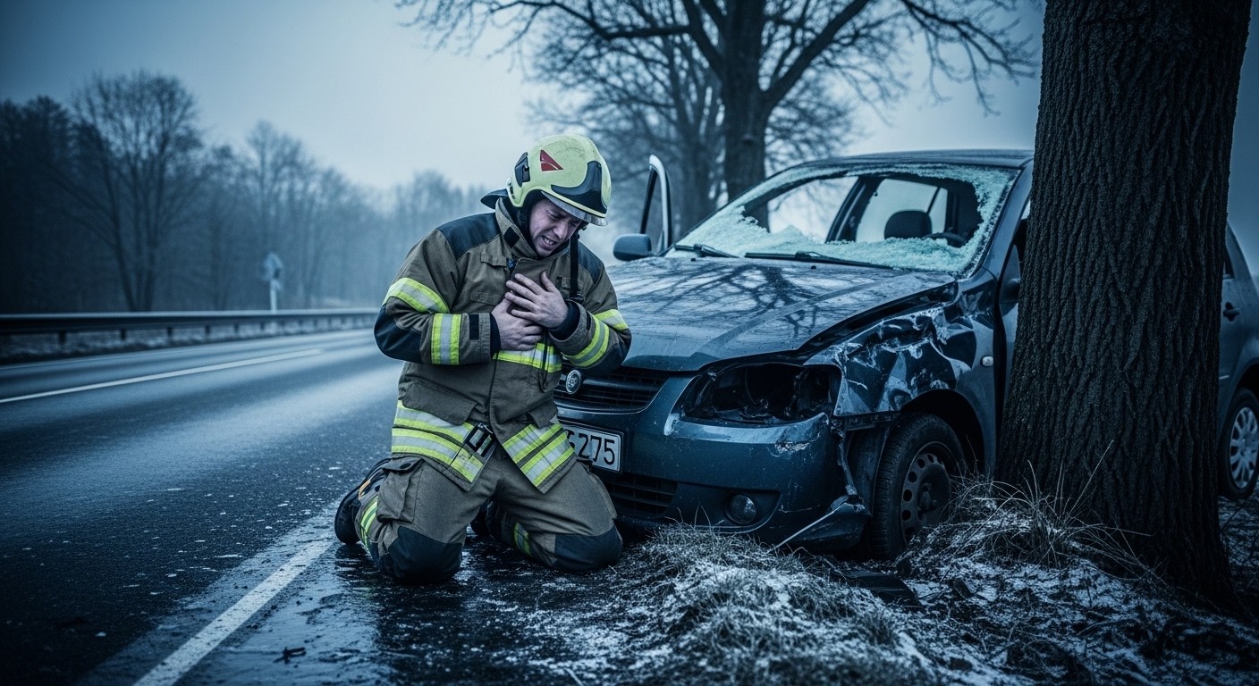 Un pompier fait un arrêt cardiaque en reconnaissant un ancien collègue décédé dans un accident de la route. Drame humain dans le Tarn qui bouleverse un village entier. Découvrez les détails émouvants.