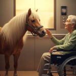 Poney en Ehpad : Un Animal Prend l&rsquo;Ascenseur pour Réjouir les Résidents