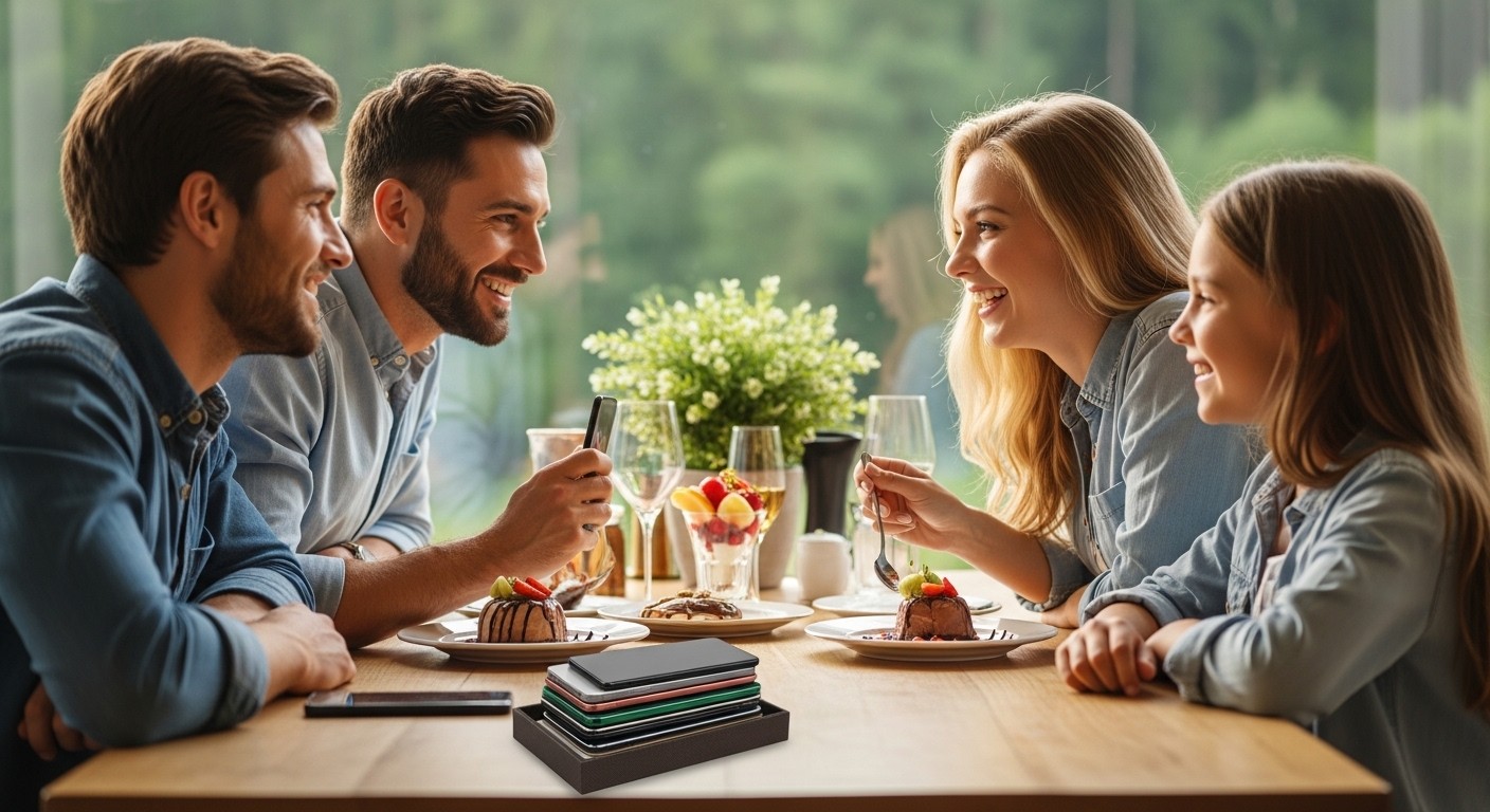 Découvrez comment une formule simple au Center Parcs Val d'Europe incite à poser son téléphone pendant le repas en échange d'un dessert gratuit. Une expérience de déconnexion familiale qui fait du bien.