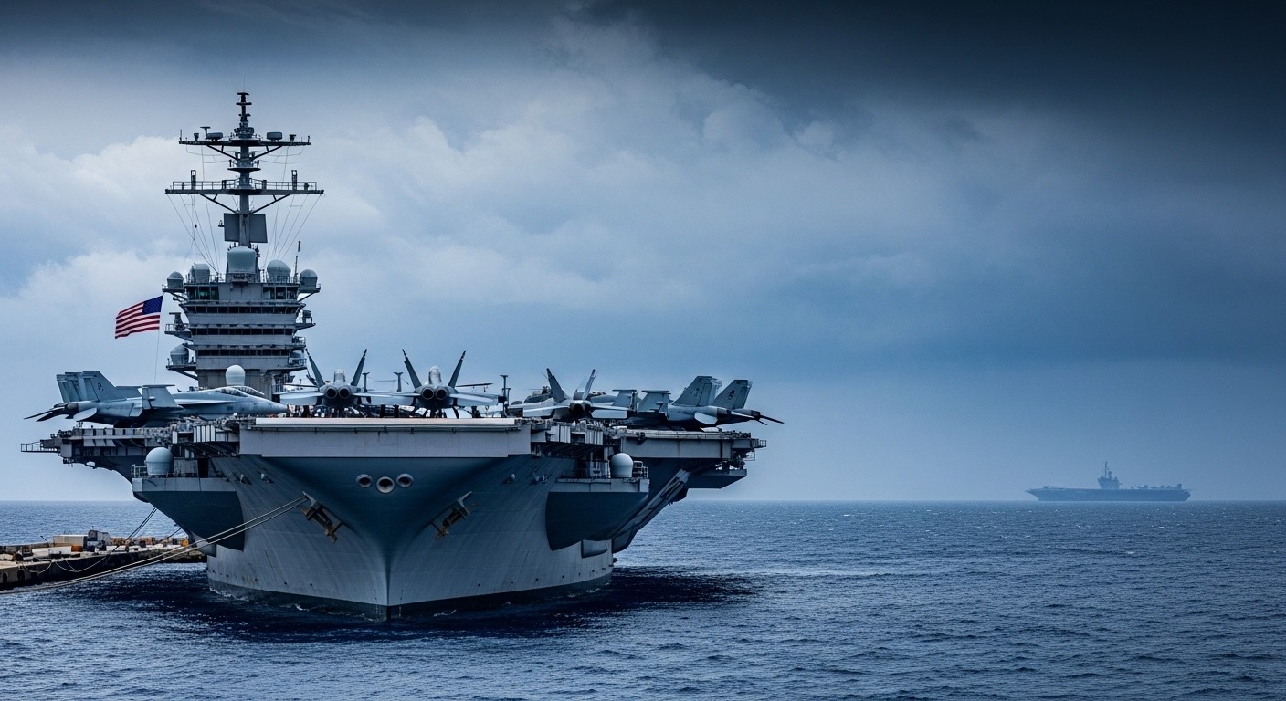 Le géant USS Gerald R. Ford arrive en Crète alors que les menaces d'offensive US contre l'Iran montent. Deux porte-avions en position : vers une nouvelle crise ? Découvrez les enjeux.