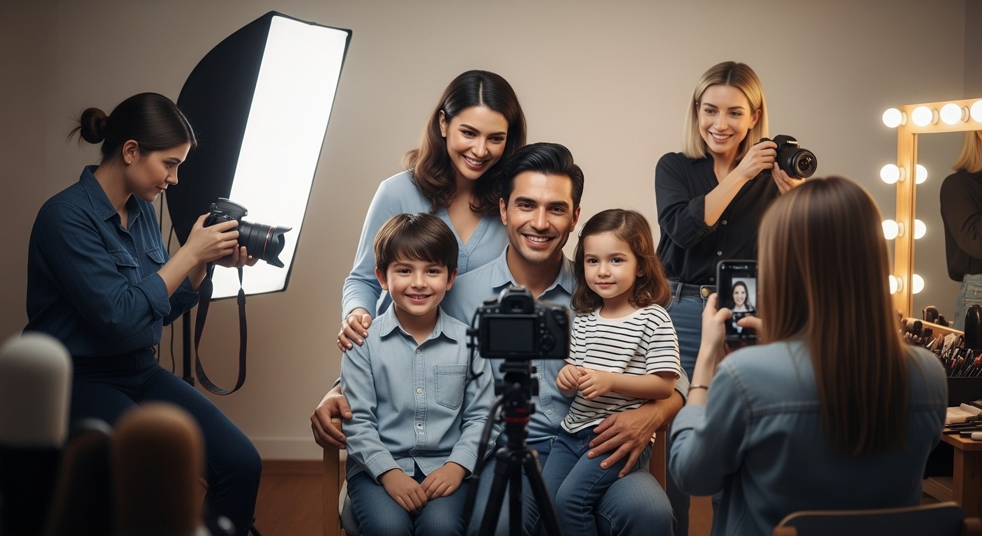Découvrez l'opération "Les Portraits du Cœur" à Rouen où photographes et Secours Populaire offrent des portraits familiaux professionnels pour redonner estime et visibilité aux bénéficiaires.