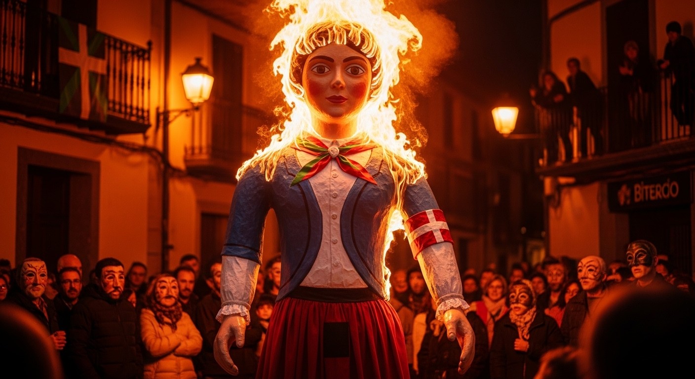 Une effigie géante de Jordan Bardella incendiée lors d’un carnaval traditionnel au Pays basque a provoqué l’ouverture d’une enquête. Tradition ou provocation politique ? Découvrez les détails et les réactions.