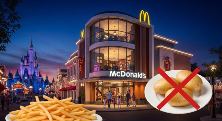 Pourquoi le Plus Grand McDo de France à Disney Village Ignore les Potatoes