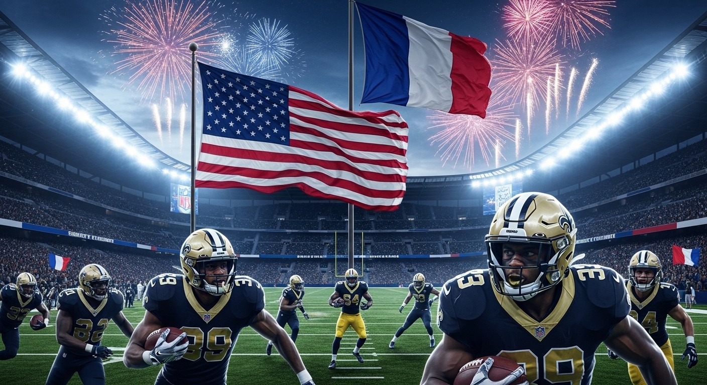 Découvrez le premier match NFL au Stade de France en 2026 : Saints vs adversaire, date du 25 octobre, prix billets VIP, show américain et ambiance unique. Un événement historique à ne pas manquer !