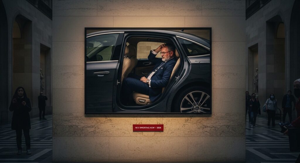 Prince Andrew au Louvre : la photo choc qui fait scandale