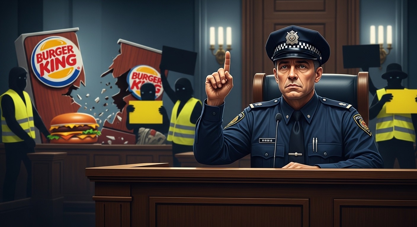 Au procès des violences dans un Burger King lors des Gilets jaunes en 2018, le commandant de CRS accuse la hiérarchie d'avoir abandonné les principes. Un témoignage choc qui relance le débat sur l'usage de la force.