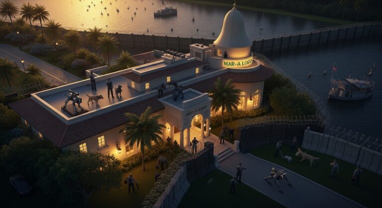 Protection Mar-a-Lago : Tireurs d&rsquo;Élite et Chiens Détecteurs