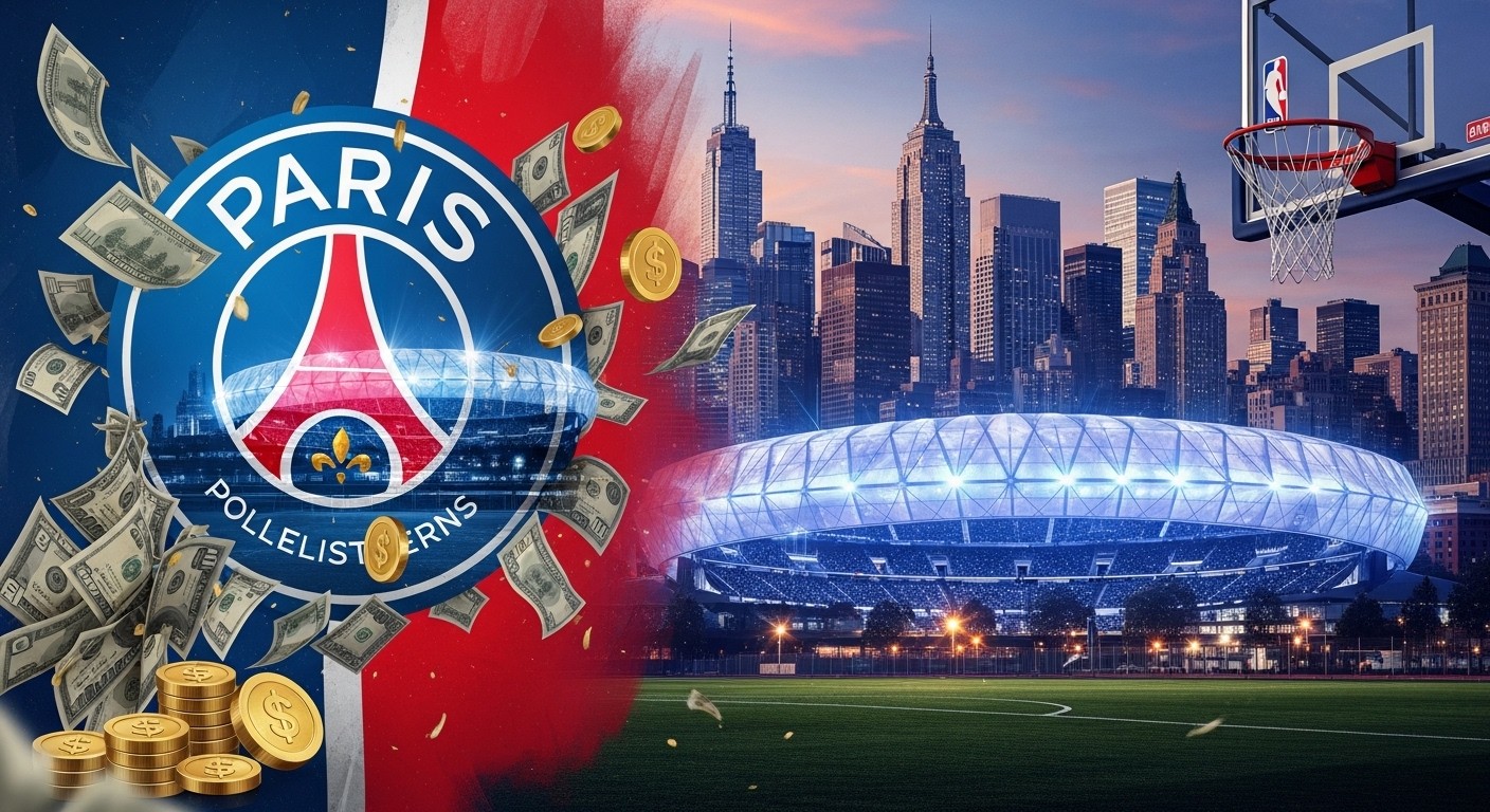 Découvrez comment le rachat d'Arctos par KKR pour 1,4 milliard change tout pour le PSG : stade, NBA Europe, expansion US et développement marque.