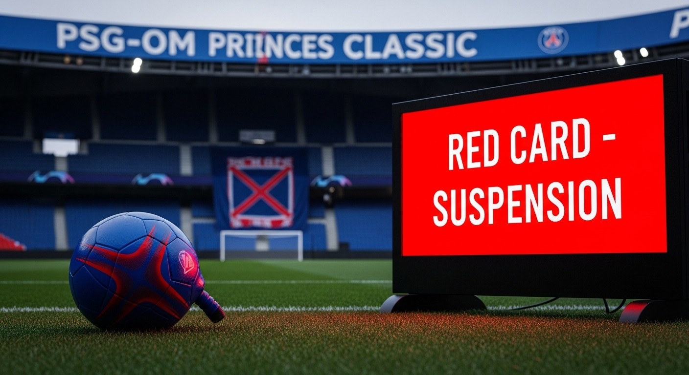Découvrez les détails de la suspension d'Achraf Hakimi après son rouge contre Strasbourg : un match ferme qui le prive du choc contre l'OM. Analyse des conséquences pour le PSG dans ce Classique décisif.