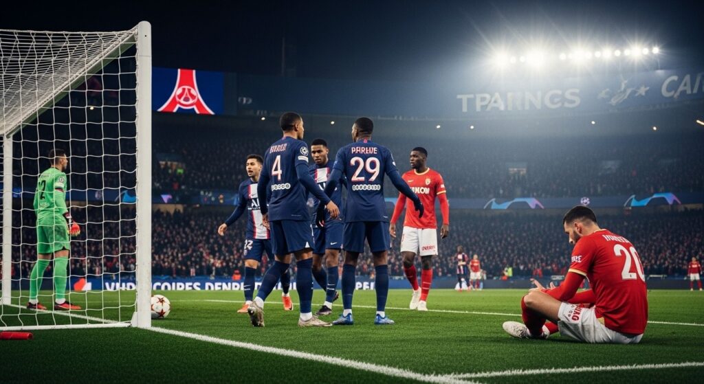 PSG-Monaco (2-2) : Qualification Laborieuse en Huitièmes de C1