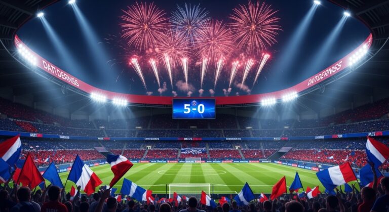 PSG-OM 5-0 : Dembélé et Mendes Écrasent Marseille