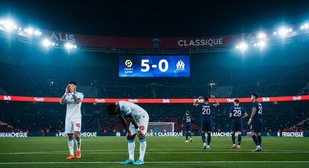 PSG-OM 5-0 : La Manita qui Révèle les Failles de Marseille