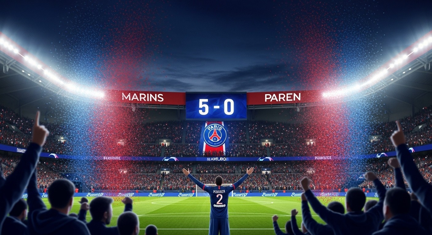 Découvrez comment le PSG a humilié l'OM 5-0 dans un Classique mémorable. Luis Enrique savoure un moment historique pour les supporters parisiens. Analyse complète du match !
