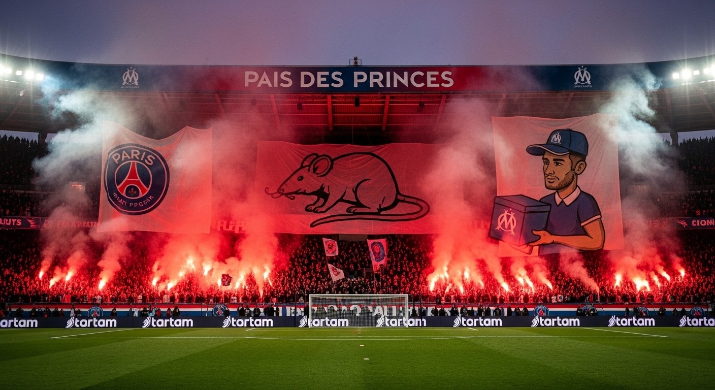 Après les chants et banderoles controversés lors du Clasico PSG-OM (5-0), le club parisien est convoqué par la LFP. Quelles sanctions encourt le PSG ? Huis clos, amende... Analyse complète.