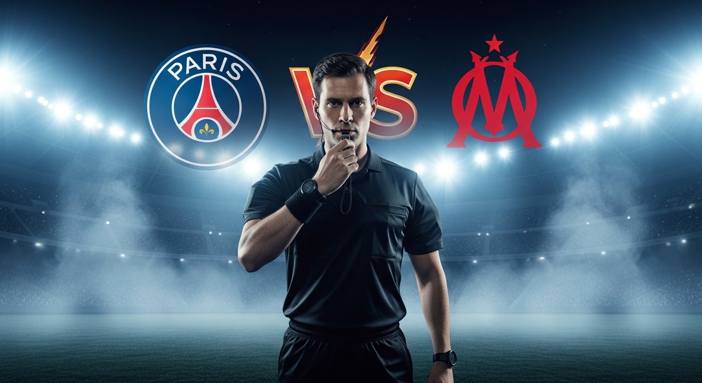 Découvrez Willy Delajod, l’arbitre de 33 ans qui dirigera PSG-OM ce dimanche. Agent immobilier et arbitre international, il connaît bien la pression du clasico. Portrait complet.