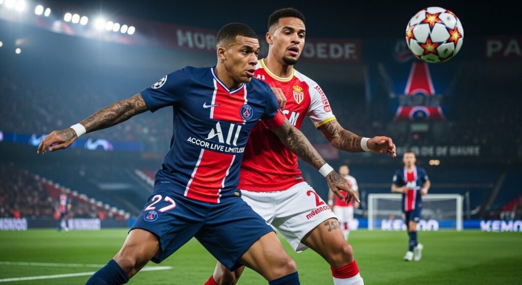 PSG vs Monaco : Qualification Tendue en Ligue des Champions