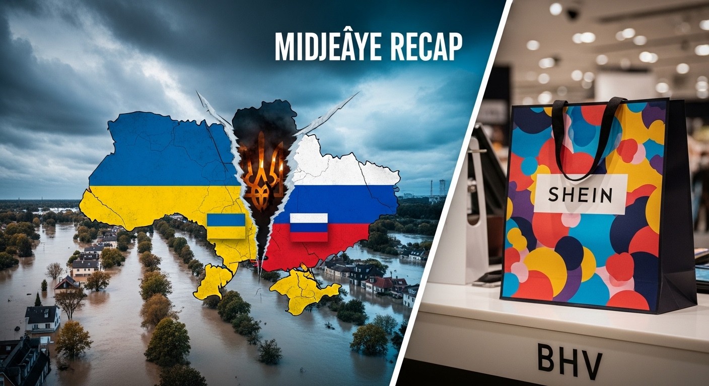 Découvrez les infos clés du midi : 4 ans de guerre en Ukraine avec échecs russes soulignés, décrue dans l’Ouest après crues, Shein en province, litiges Navigo et tensions diplomatiques.