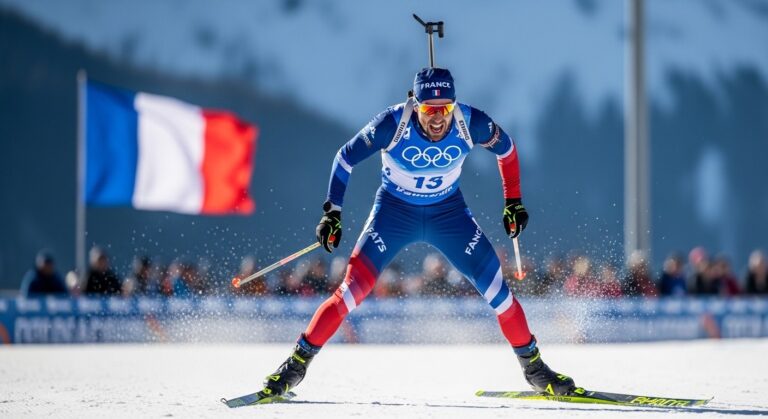 Quentin Fillon Maillet Bronze Mass-Start JO 2026 Record