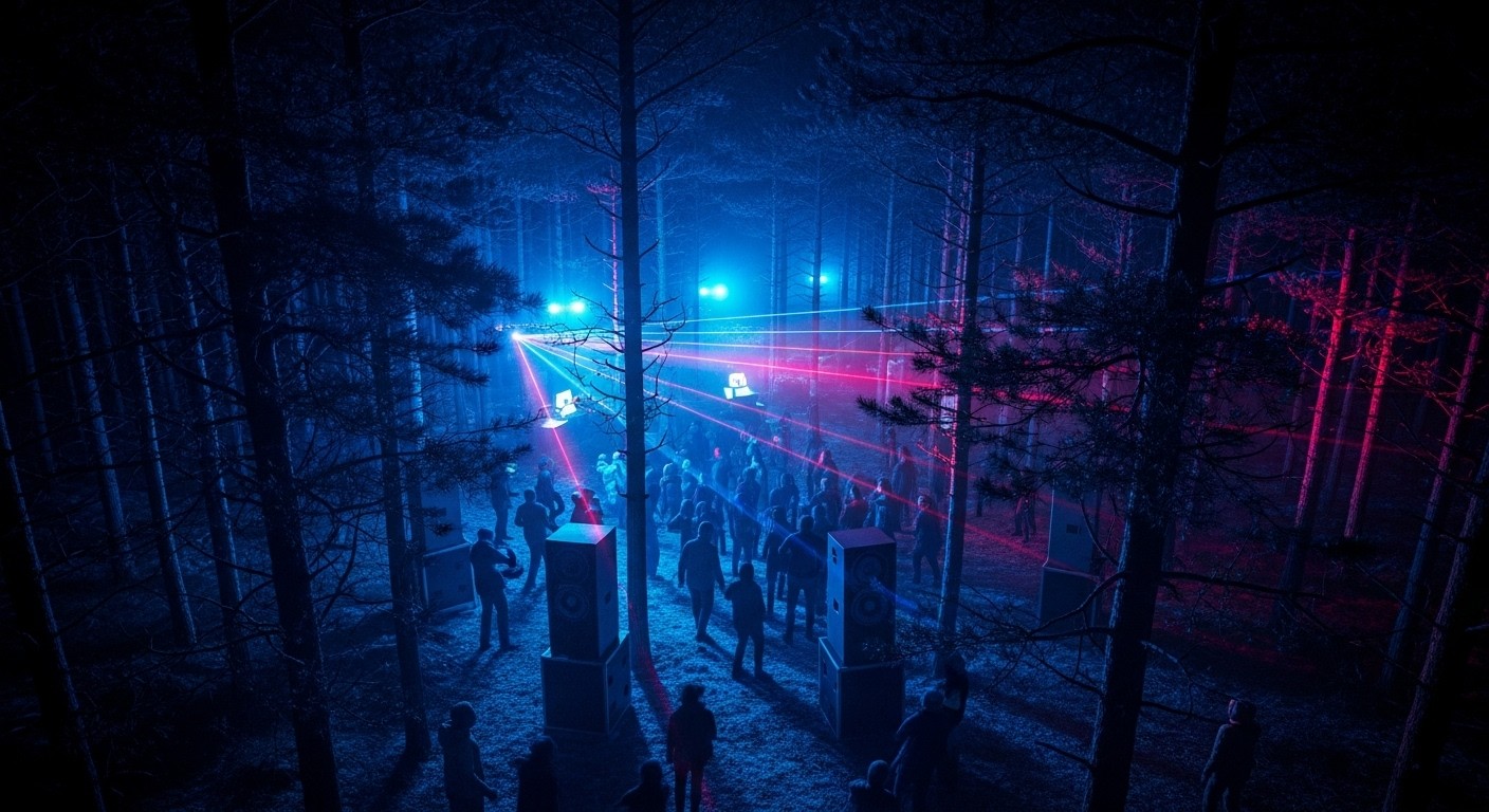 Plus de 300 teufeurs défient l'interdit en pleine forêt de Saint-Germain-en-Laye malgré l'arrêté préfectoral. Découvrez les détails de cette free party clandestine et l'intervention des forces de l'ordre pour contenir l'événement.