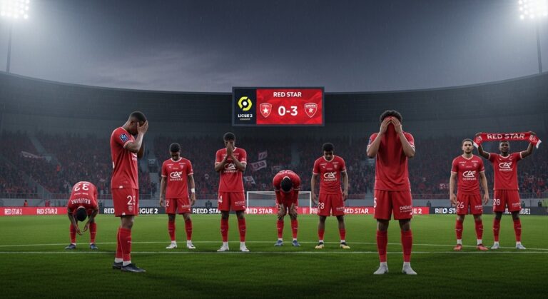Red Star-Pau (0-3) : Défaite Amère à Domicile