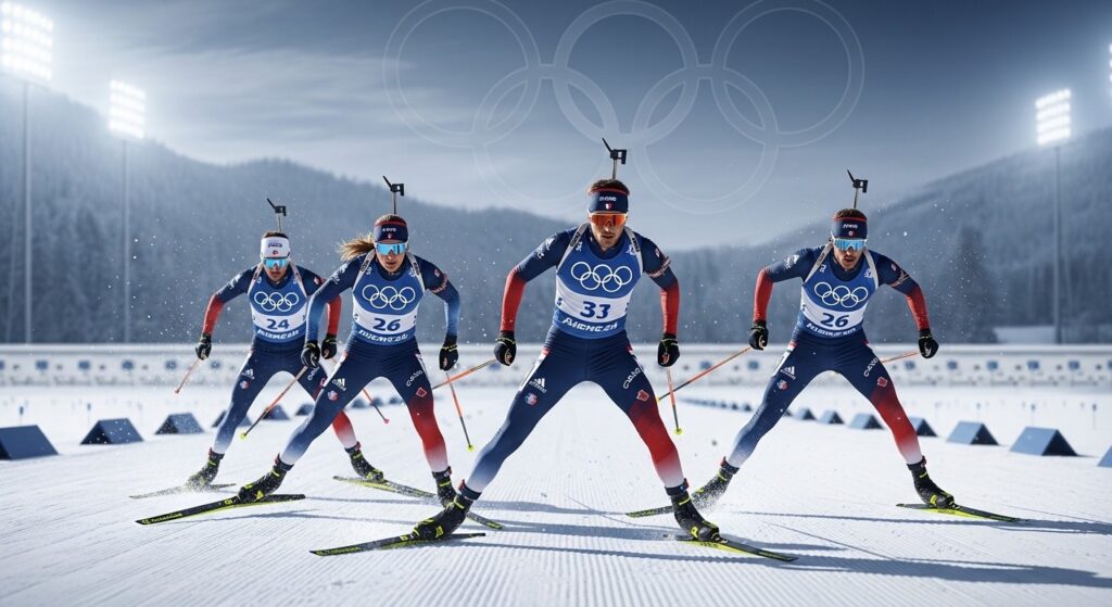 Relais Mixte Biathlon JO 2026 : France Favoris Or ?