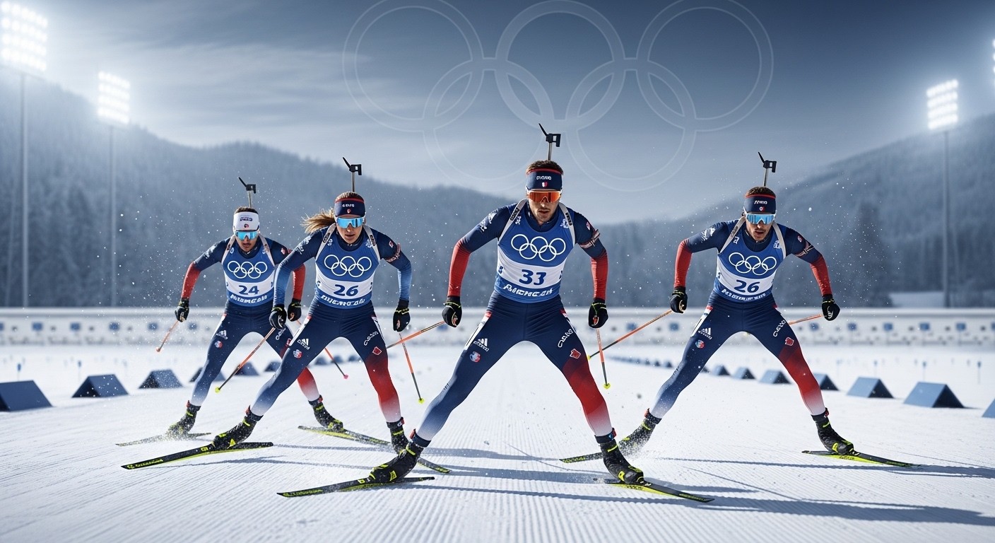 Le relais mixte lance les JO 2026 pour le biathlon français. Avec Perrot, Fillon Maillet, Jeanmonnot et Simon, les Bleus visent l'or d'entrée pour lancer une razzia historique.