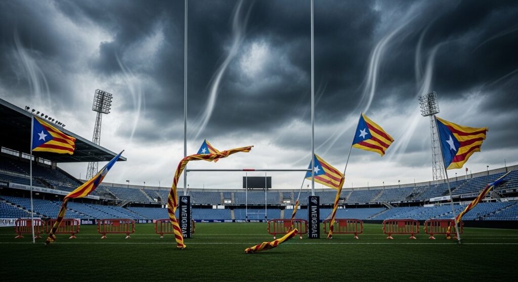 Report Match Perpignan Pau Top 14 Vents Violents