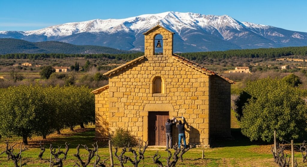 Restauration Chapelle Millénaire Vilar-Milar Pyrénées-Orientales