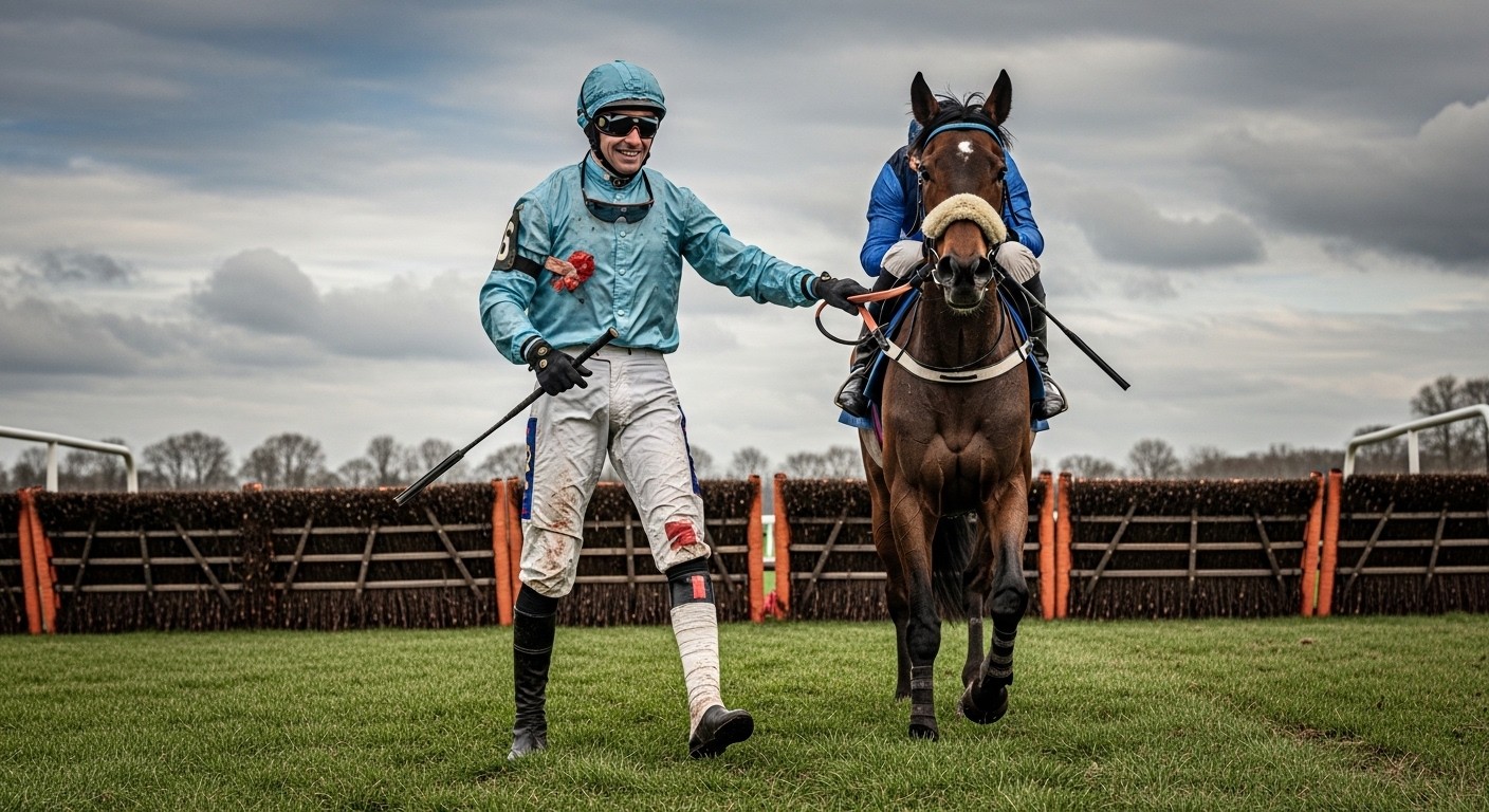 Découvrez le come-back émouvant de Félix de Giles après un grave accident : fractures multiples et retour gagnant pour le quinté lundi à Auteuil sur Falcon Jet. Une histoire de résilience !