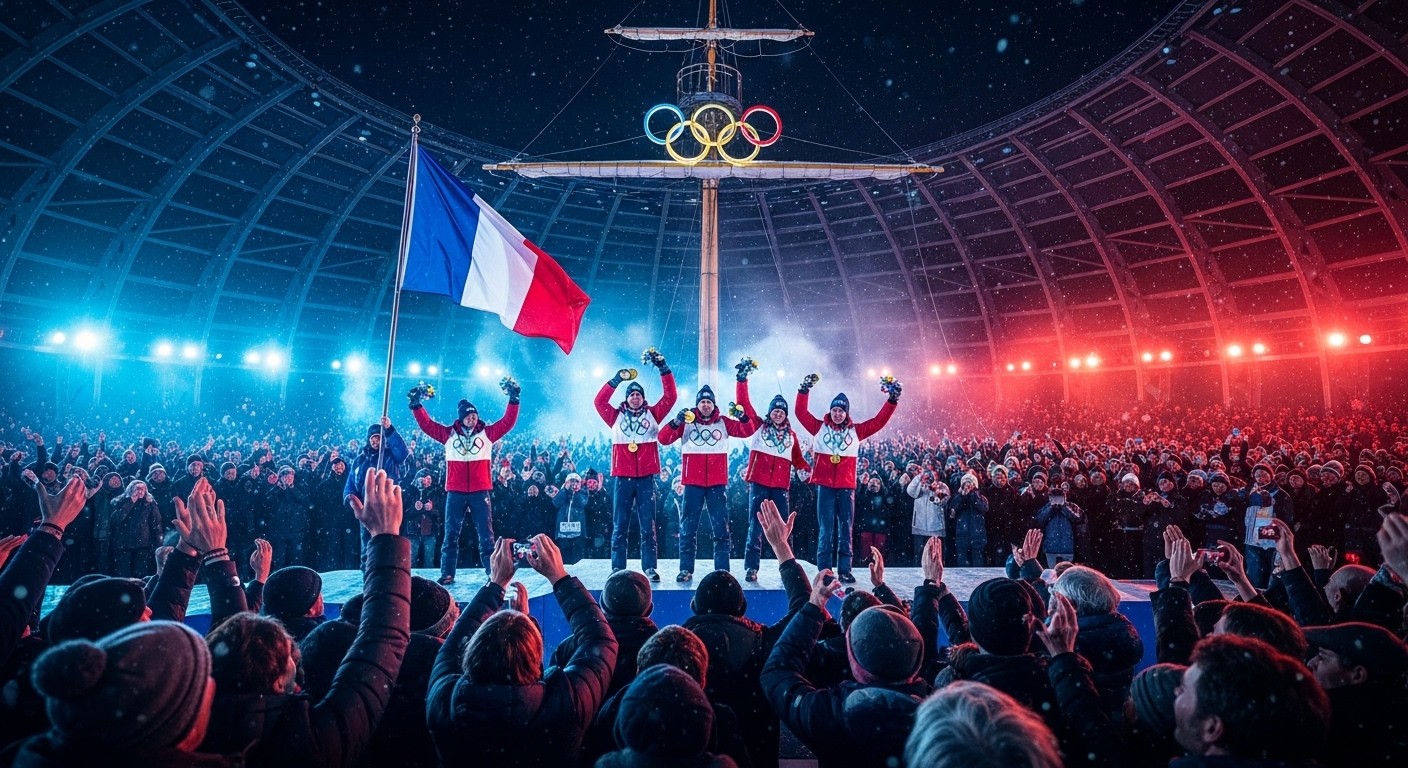 Découvrez le retour émouvant des athlètes français médaillés à Milan-Cortina 2026 à Albertville : 23 médailles record, fête populaire et lancement vers les JO 2030.