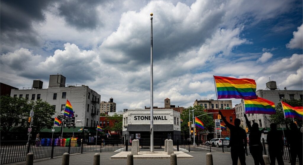 Retrait Drapeau Arc-en-Ciel Stonewall : Polémique New York