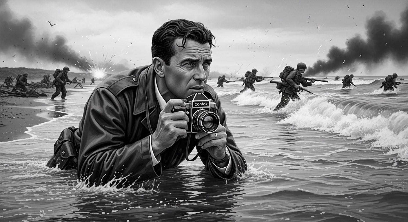 Découvrez Robert Capa, pionnier du photojournalisme de guerre, ses images iconiques du Débarquement et l'exposition hommage au Musée de la Libération de Paris en 2026. Un destin hors norme.