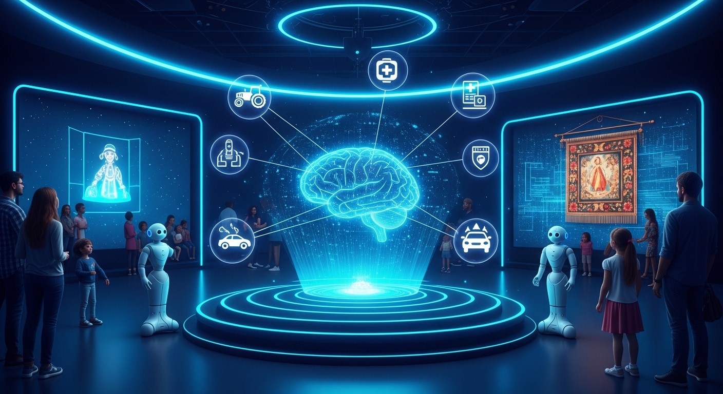 Découvrez l'exposition immersive Destination IA à Rouen : usages concrets de l'intelligence artificielle en Normandie, enjeux éthiques et impacts quotidiens. Une visite familiale incontournable jusqu'en 2027 !