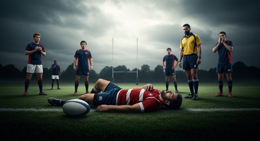 Rugby Amateur : Violent Coup de Poing Plonge un Joueur dans le Coma