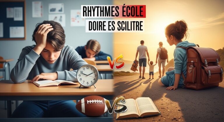 Rythmes Scolaires : Vers Journées Plus Courtes et Moins de Vacances d&rsquo;Été ?