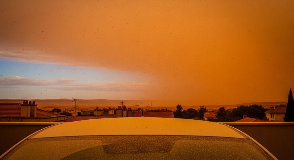 Sable du Sahara en France : Régions Touchées Jusqu&rsquo;à Vendredi