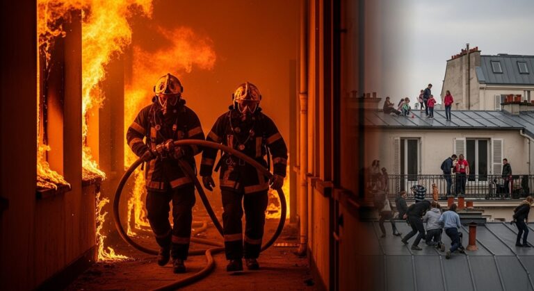 Saint-Denis : Pompiers Héroïques Sauvent Familles Incendie