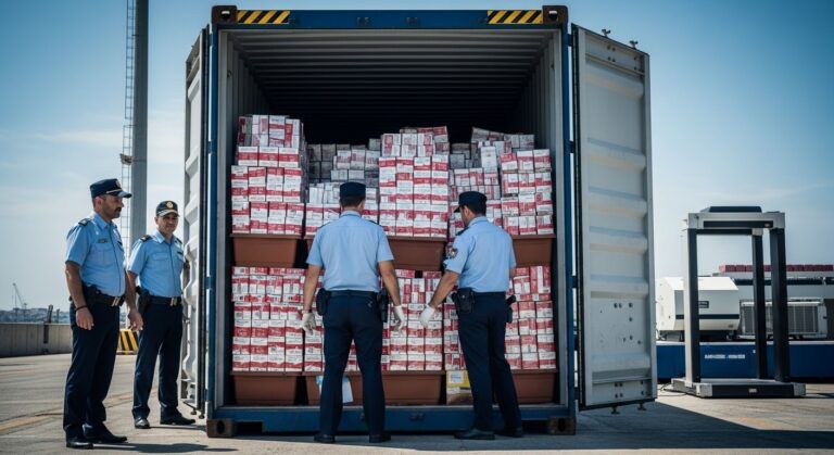 Saisie Record de 16 Tonnes de Cigarettes au Port de Marseille