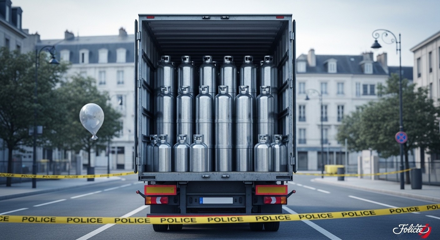 À Narbonne, une saisie impressionnante de plus de 7 tonnes de protoxyde d’azote dans un camion révèle l’ampleur du trafic de gaz hilarant. Dangers, risques et enjeux expliqués.