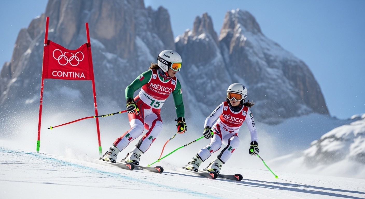 Découvrez l'histoire émouvante de Sarah Schleper, 46 ans, et son fils Lasse Gaxiola, 18 ans, premier duo mère-fils aux JO d'hiver 2026 en ski alpin pour le Mexique. Une aventure familiale unique !