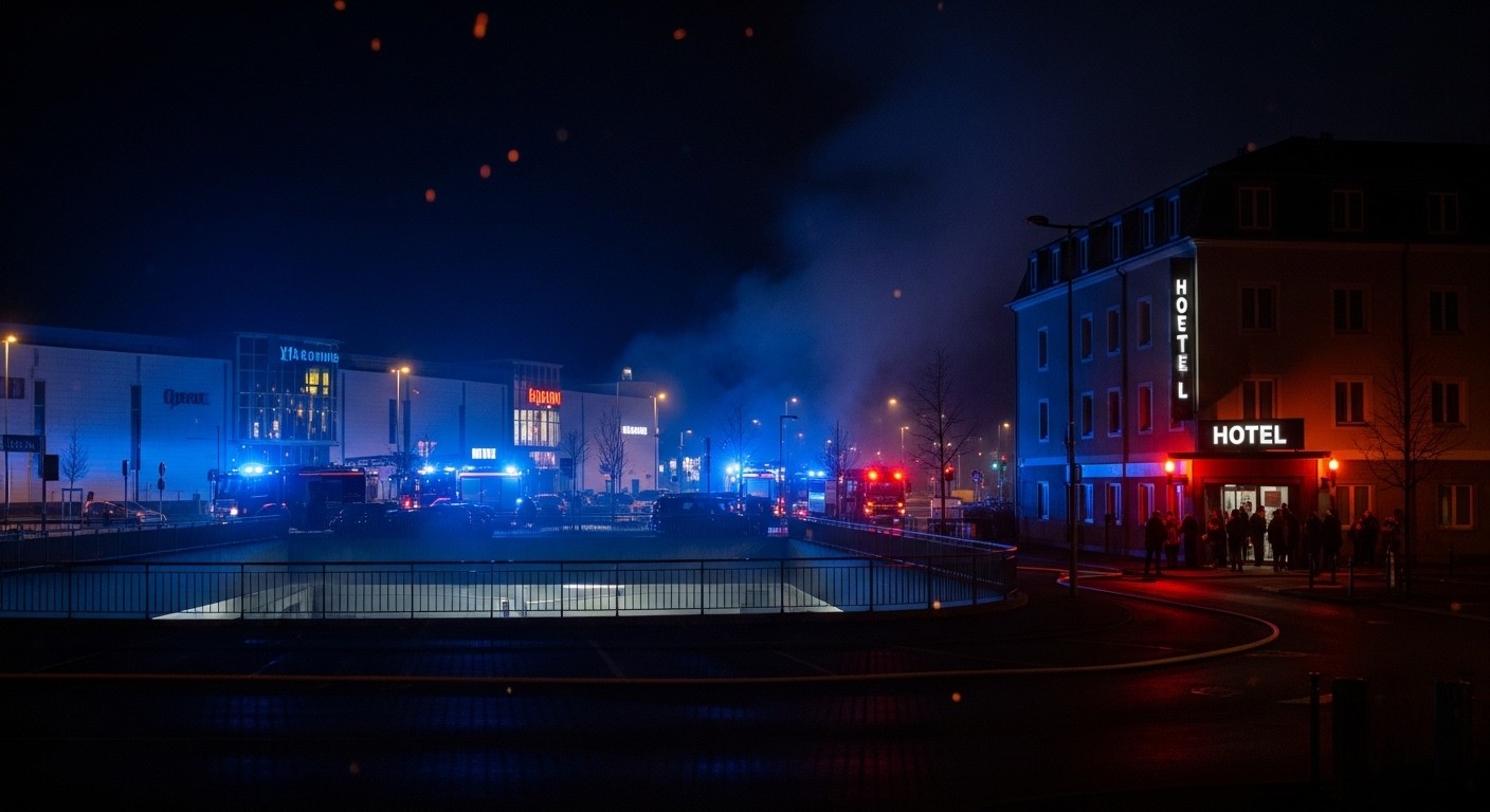 Nuit agitée à Sarcelles avec plusieurs départs de feu, dont un au centre commercial des Flanades forçant l'évacuation d'un hôtel. Causes, intervention des pompiers et interrogations sur la sécurité locale. Détails complets.