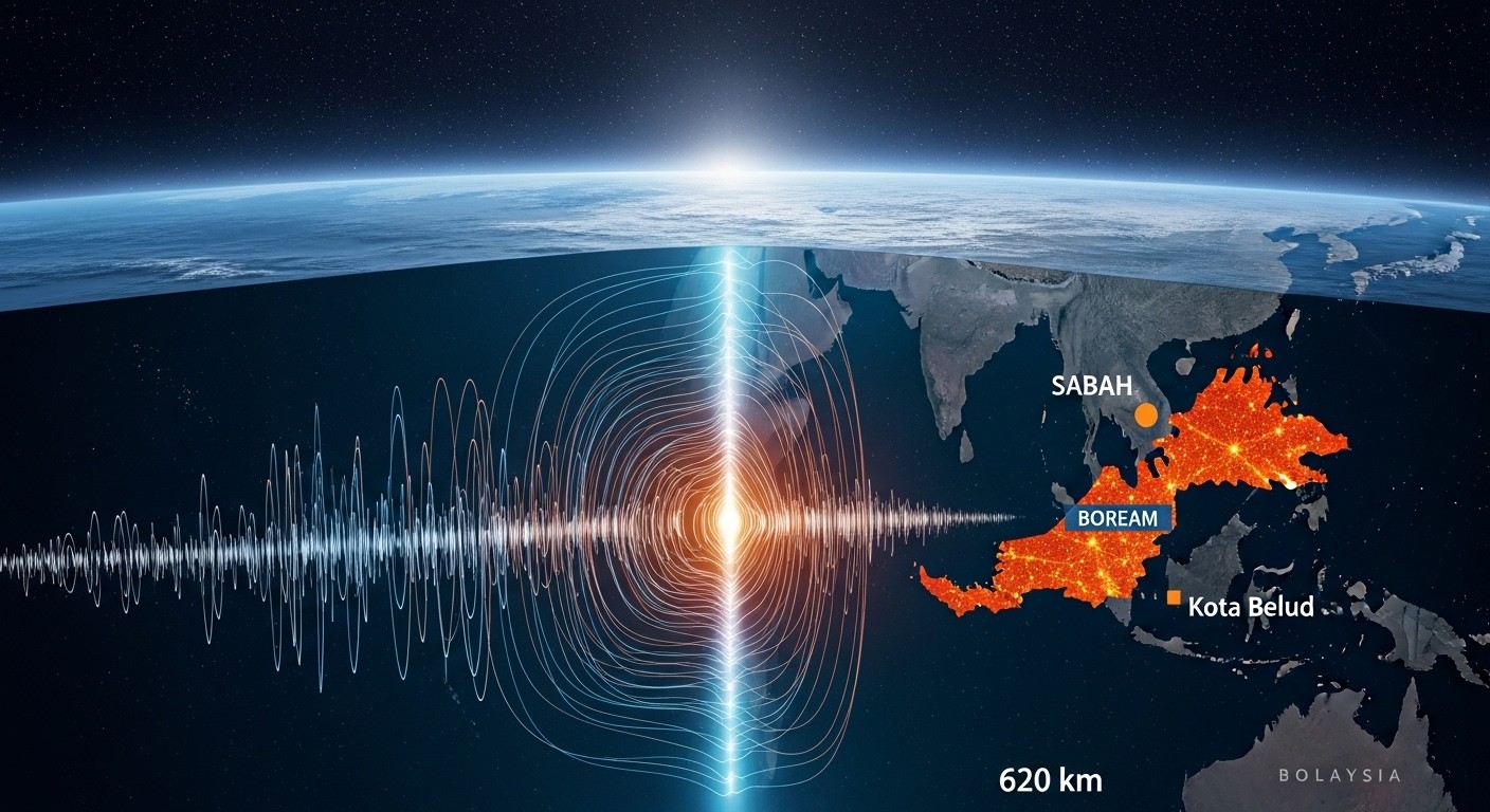 Découvrez les détails du puissant séisme de magnitude 7.1 qui a secoué Sabah en Malaisie. Profondeur exceptionnelle, absence de tsunami et impacts limités expliqués.